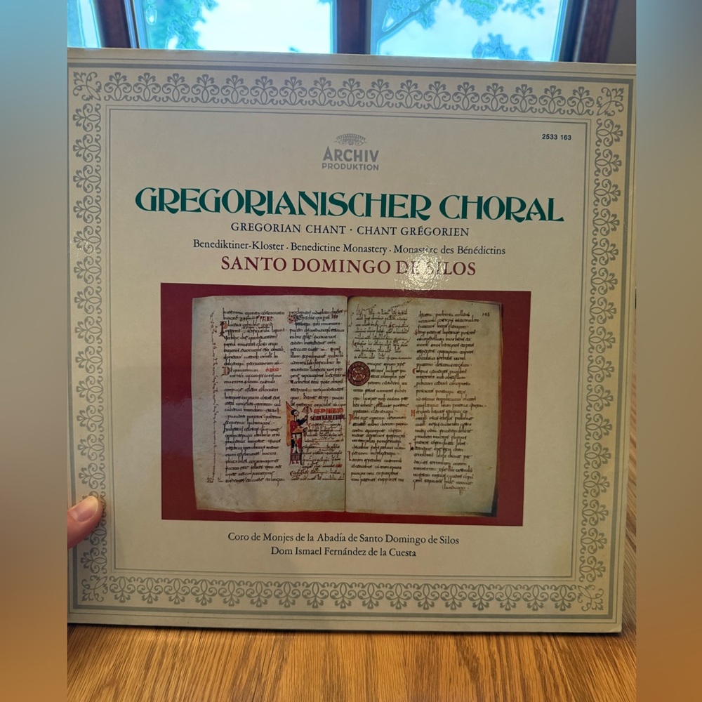 Gregorianischer Choral-Santo Domino De Silos Vinyl Record